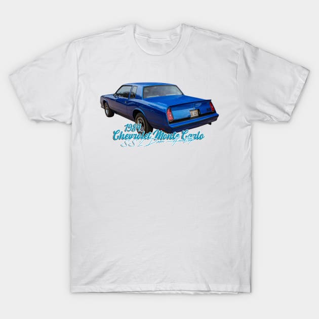 1984 Chevrolet Monte Carlo SS 2 Door Hardtop T-Shirt by Gestalt Imagery